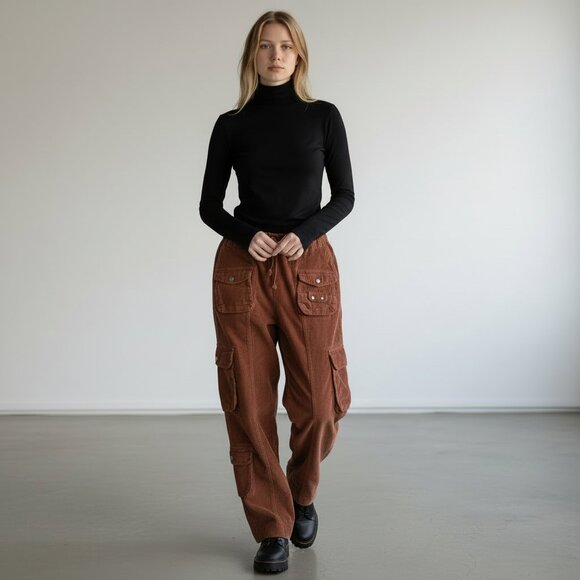 Free People Pants - Free People Corduroy Cargo Pants – New With Tags